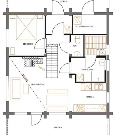 Napakettu Villa Akaslompolo